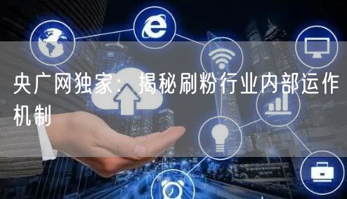 央广网独家：揭秘刷粉行业内部运作机制