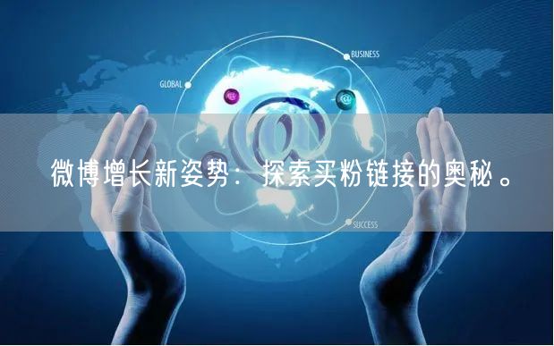 微博增长新姿势：探索买粉链接的奥秘。