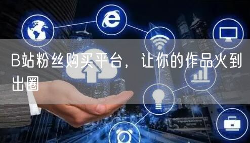 B站粉丝购买平台，让你的作品火到出圈